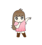Chubby Girl : Elly [ENG]（個別スタンプ：13）
