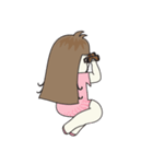 Chubby Girl : Elly [ENG]（個別スタンプ：14）