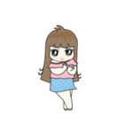 Chubby Girl : Elly [ENG]（個別スタンプ：17）