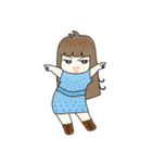 Chubby Girl : Elly [ENG]（個別スタンプ：19）