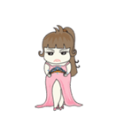 Chubby Girl : Elly [ENG]（個別スタンプ：20）