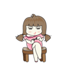 Chubby Girl : Elly [ENG]（個別スタンプ：23）