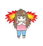 Chubby Girl : Elly [ENG]（個別スタンプ：25）