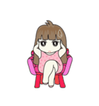 Chubby Girl : Elly [ENG]（個別スタンプ：28）