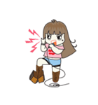 Chubby Girl : Elly [ENG]（個別スタンプ：29）