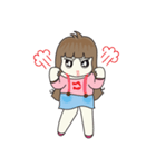 Chubby Girl : Elly [ENG]（個別スタンプ：30）