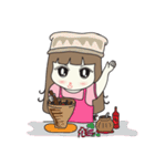 Chubby Girl : Elly [ENG]（個別スタンプ：33）