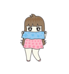 Chubby Girl : Elly [ENG]（個別スタンプ：34）
