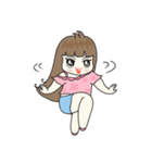 Chubby Girl : Elly [ENG]（個別スタンプ：40）