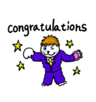 英語のばばーうくんスタンプ（個別スタンプ：35）