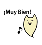 スペイン語のひとこと＆ねこおばけ（個別スタンプ：11）