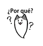 スペイン語のひとこと＆ねこおばけ（個別スタンプ：22）