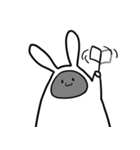 ずぼらうさぎ（個別スタンプ：7）
