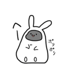 ずぼらうさぎ（個別スタンプ：9）