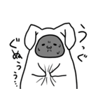 ずぼらうさぎ（個別スタンプ：15）