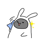 ずぼらうさぎ（個別スタンプ：19）