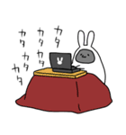 ずぼらうさぎ（個別スタンプ：31）