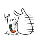 ずぼらうさぎ（個別スタンプ：32）
