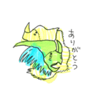 おかしな蛍光モンスター（個別スタンプ：13）