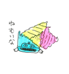 おかしな蛍光モンスター（個別スタンプ：31）