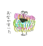 おかしな蛍光モンスター（個別スタンプ：35）