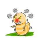 funny worm（個別スタンプ：10）