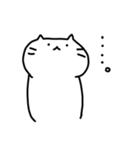 しろねこもちこ ぱーと4（個別スタンプ：1）