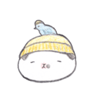 fat cat and blue bird（個別スタンプ：11）