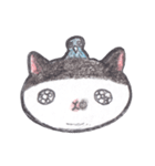 fat cat and blue bird（個別スタンプ：14）