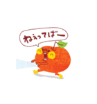 karinのuhyohyoな『りんごくん.4』夏海BBQ！（個別スタンプ：39）
