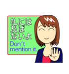 Easy英会話スタンプ by Mirai-chan 2（個別スタンプ：3）