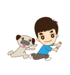 The Boy and his dog（個別スタンプ：35）