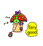 Mushroom and friends (English Version)（個別スタンプ：4）