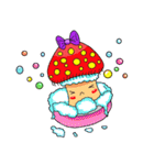 Mushroom and friends (English Version)（個別スタンプ：14）