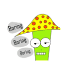 Mushroom and friends (English Version)（個別スタンプ：25）
