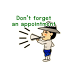 A collection of 'Don't Forget' (Int'l)（個別スタンプ：17）