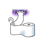 トイレの猫様（個別スタンプ：5）