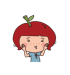 lucky Apple-Dora ＆ Happy Kiwi-King（個別スタンプ：18）
