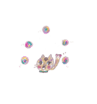 ネコのチョビ（個別スタンプ：20）