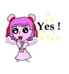 Little pink Annie（個別スタンプ：4）