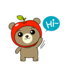 AppleBear（個別スタンプ：1）