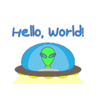 Martian Hello World！（個別スタンプ：1）