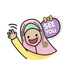 Pastel Hijab（個別スタンプ：39）