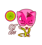Chompoo Rose Apple Meow, the charmed cat（個別スタンプ：29）