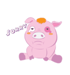 Lazy ＆ Silly Pig（個別スタンプ：3）