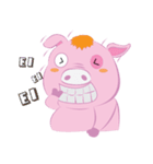 Lazy ＆ Silly Pig（個別スタンプ：5）