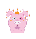 Lazy ＆ Silly Pig（個別スタンプ：6）