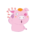 Lazy ＆ Silly Pig（個別スタンプ：9）