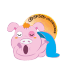 Lazy ＆ Silly Pig（個別スタンプ：12）