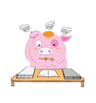 Lazy ＆ Silly Pig（個別スタンプ：13）